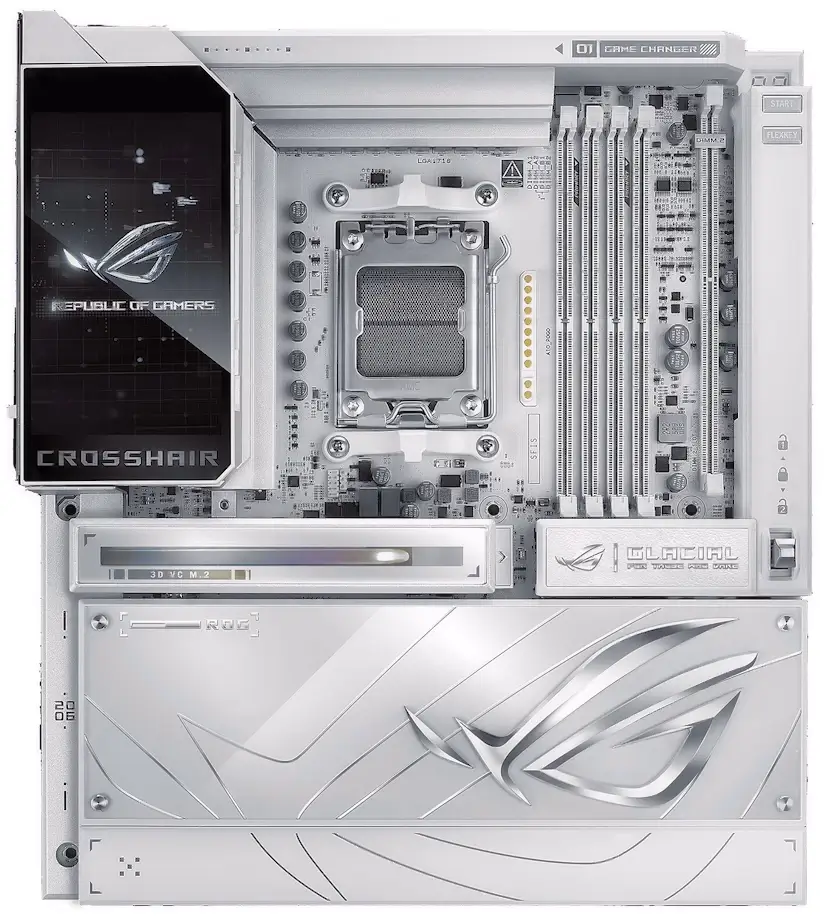 Hortaleza PC - Montaje Placa Base ASUS ROG CROSSHAIR X870E GLACIAL Hortaleza